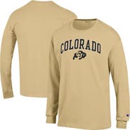 Champion Men's Champion  Gold Colorado Buffaloes Arch Over Logo Long Sleeve T-Shirt