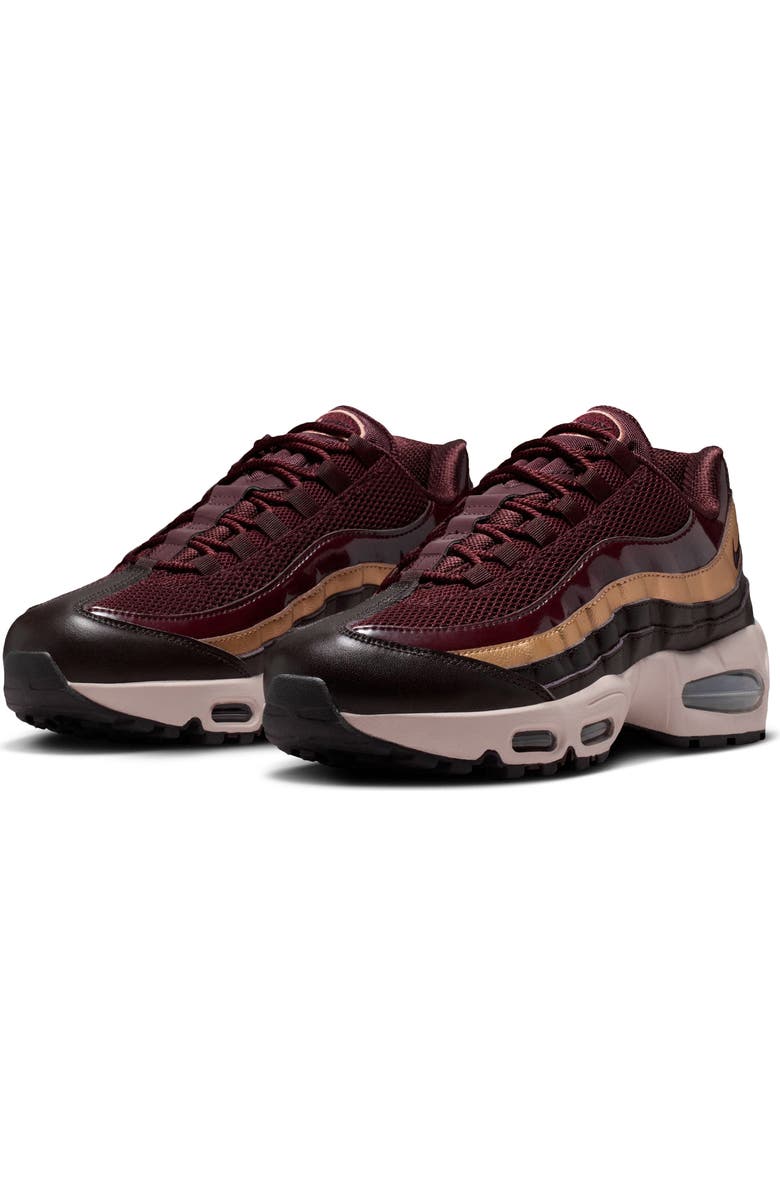 Nike Air Max 95 SE Sneaker, Main, color, Burgundy Crush/ Red Bronze