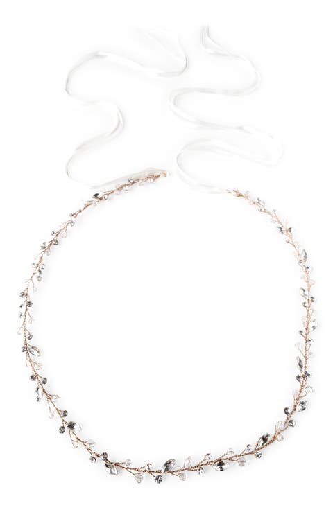 Lucina Crystal Halo & Sash