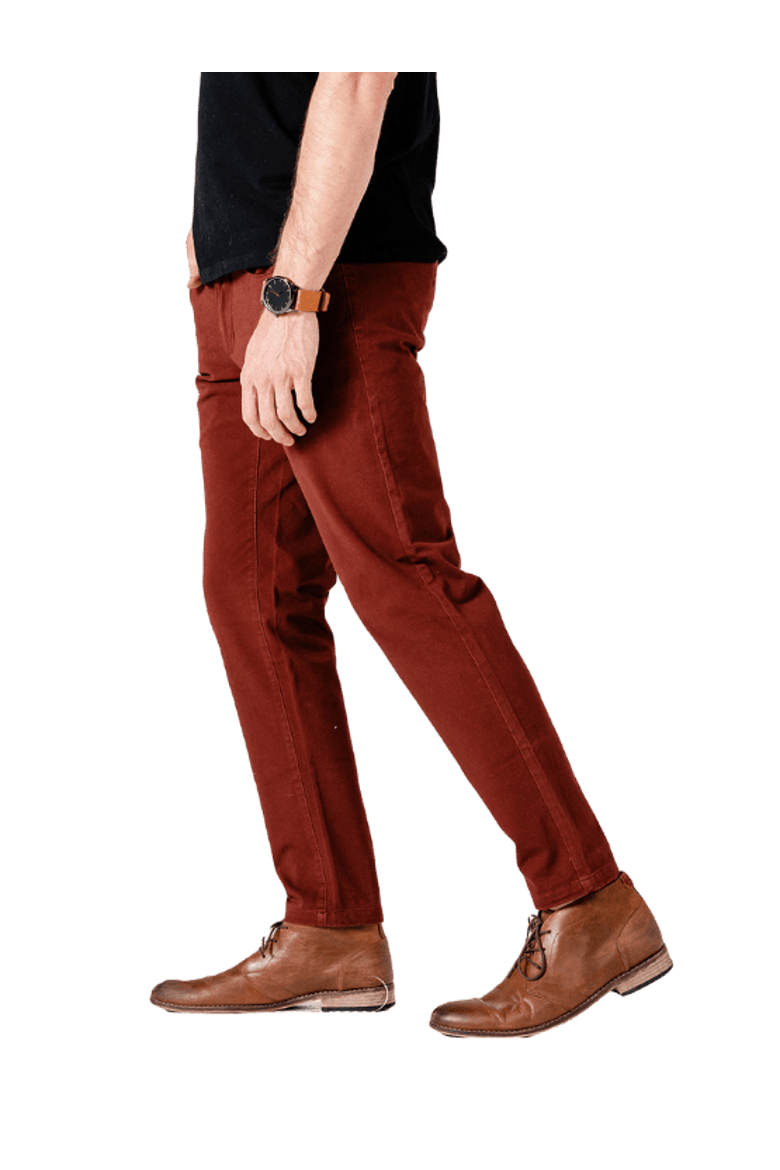 Slim Burgundy Chino Pants, Alternate, color, Burgundy