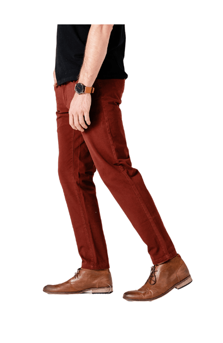 Dapper Boi Slim Burgundy Chino Pants, Alternate, color, Burgundy