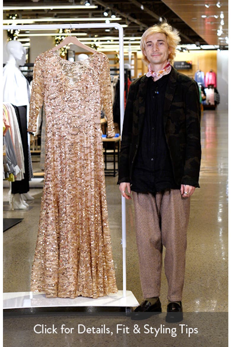 Sequin A-Line Gown video