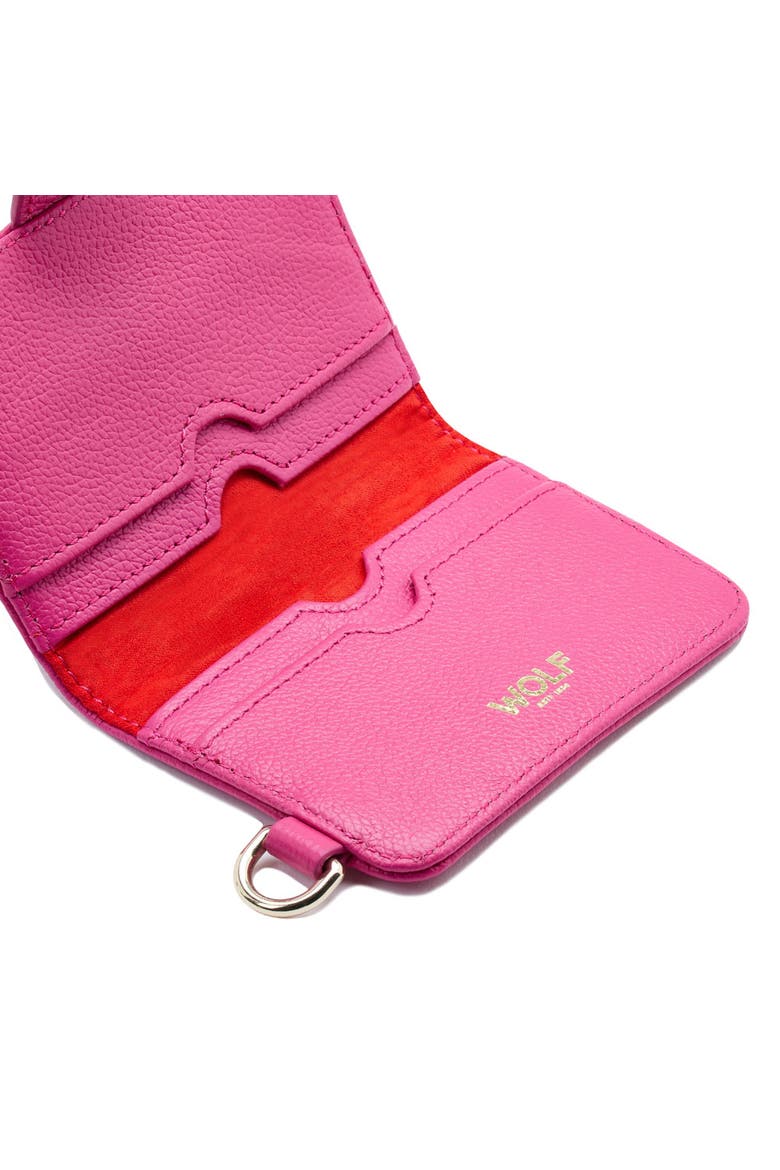 Mimi Credit Card Holder with Wristlet, Alternate, color, Mimi Pink