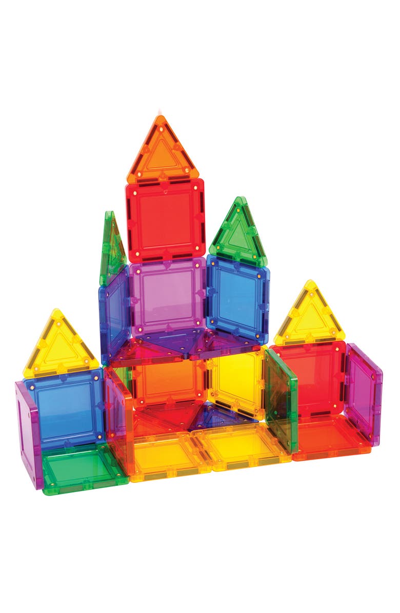 Magformers Tileblox 30-Piece Rainbow Magnetic Construction Set, Alternate, color, 