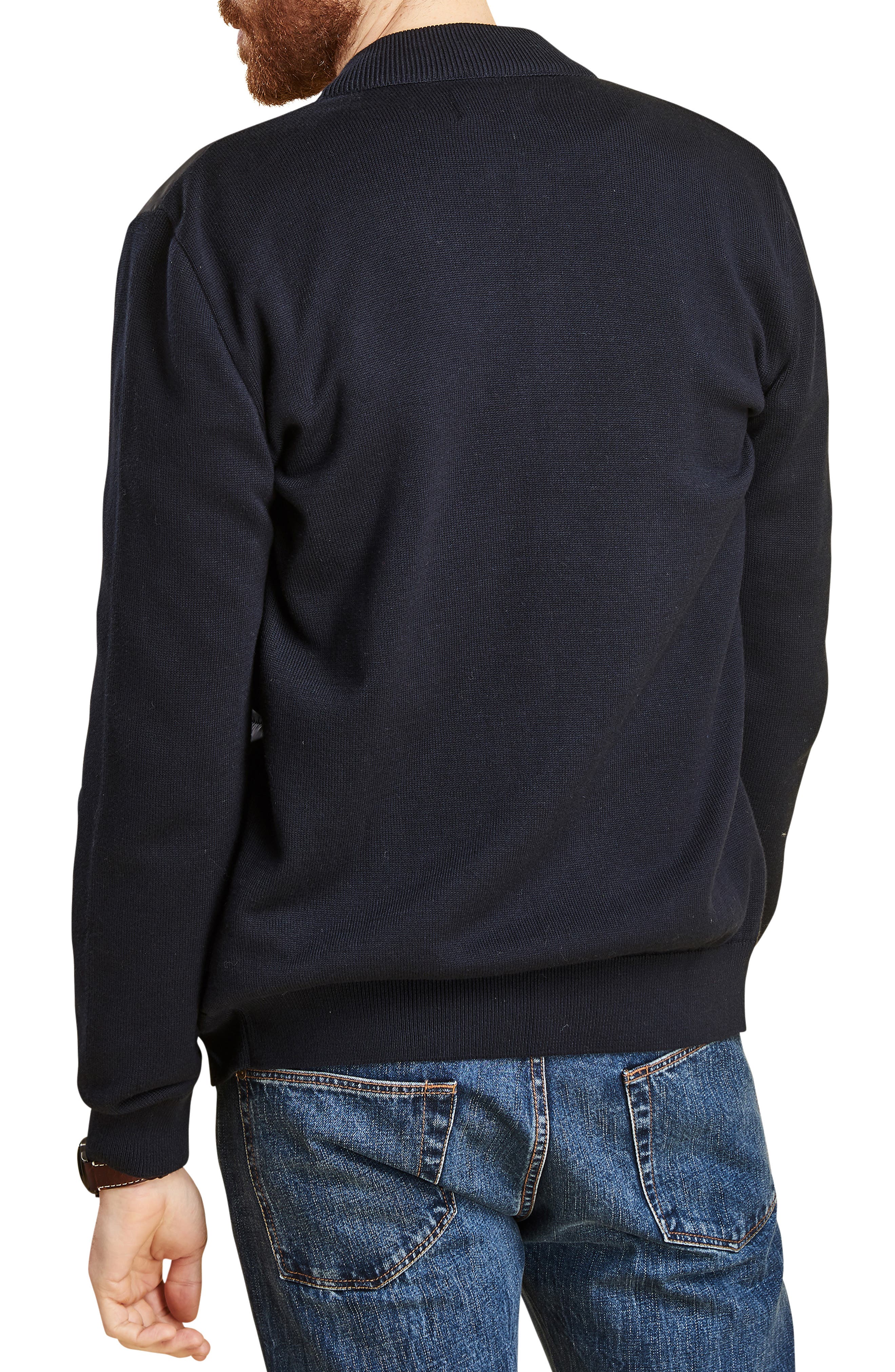 Carn Baffle Front Knit Jacket - image 2