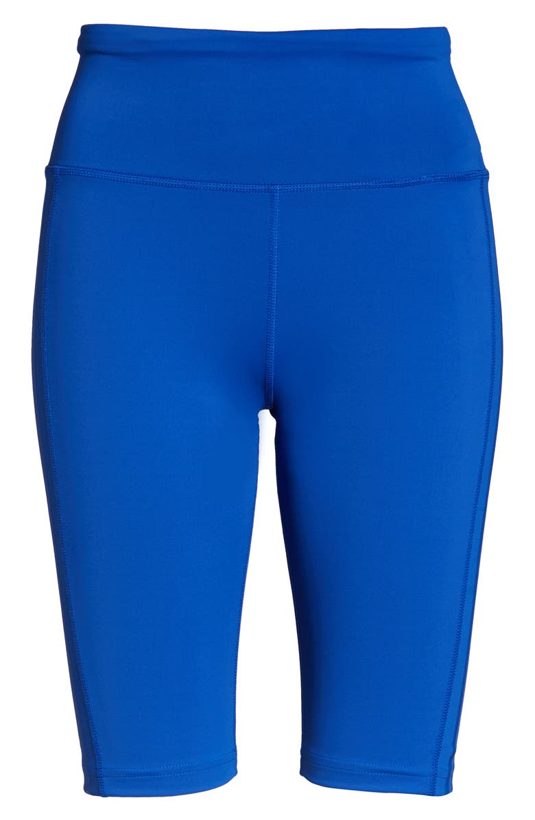 adidas x Universal Standard 3-Stripes High Waist Shorts, Alternate, color, 