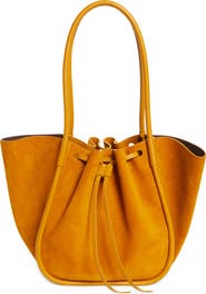 Proenza Schouler Large Ruched Suede Tote