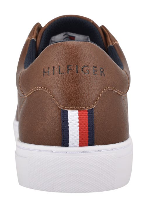 Tommy Hilfiger Brecon Signature Sneaker In Brown