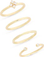 Covet Pack of 4 Assorted Stacking Rings