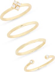 Covet Pack of 4 Assorted Stacking Rings