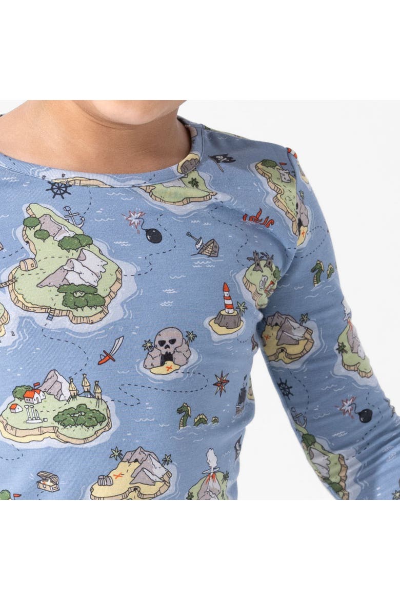 Kids' Pirate Cove Set of 2 Piece Pajamas, Alternate, color, Pirate Cove