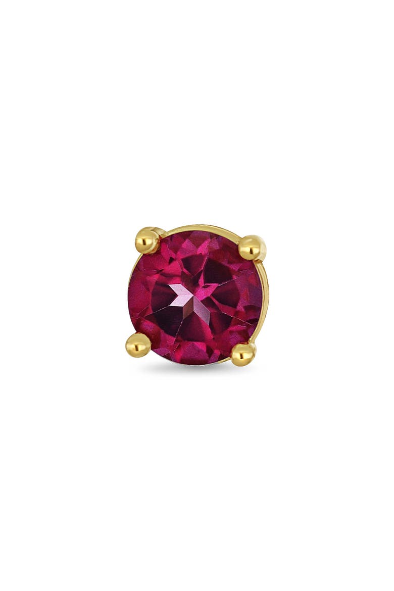 Pink Topaz Stud Earrings, Alternate, color, 14K PINK TOPAZ
