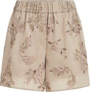 Brunello Cucinelli Shorts with dazzling broderie anglaise