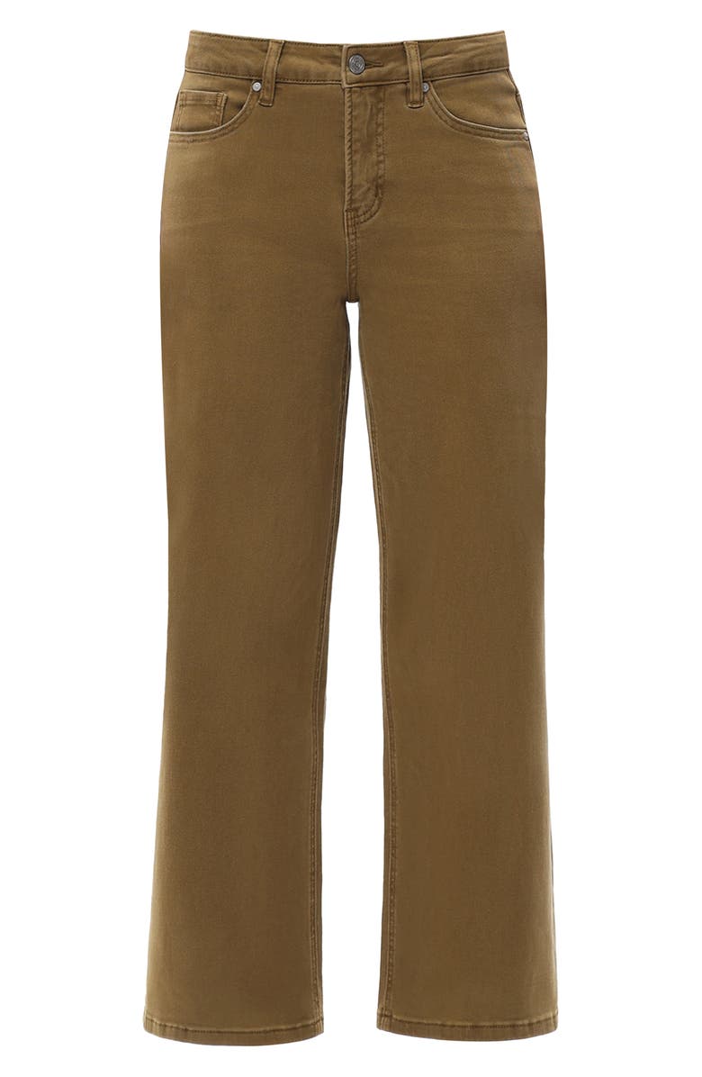 Bayeas Bella Crop Straight Leg Jeans, Alternate, color, Camel