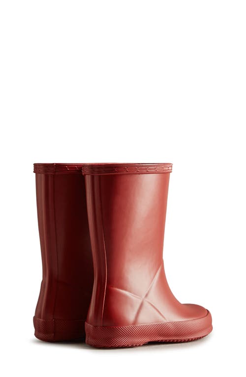 Hunter Kids' First Classic Rain Boot In Brown