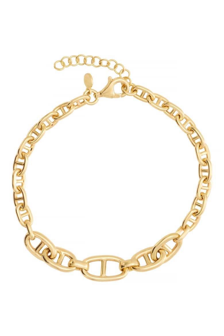 Luxe Mariner Graduated Link Bracelet, Main, color, GOLD