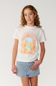 Rip Curl Kids' Costa Del Sol Graphic Cotton T-Shirt