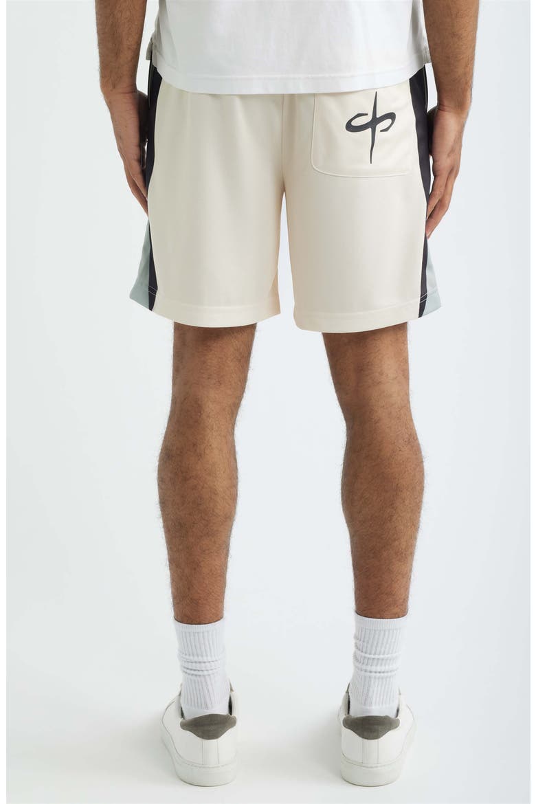 Santo Shield Soccer Roma Mesh Shorts - Twitch Edition, Alternate, color, CREAM