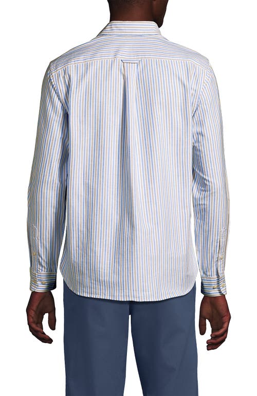 Lands' End Traditional Fit Comfort-first Sail Rigger Oxford Shirt In Multi