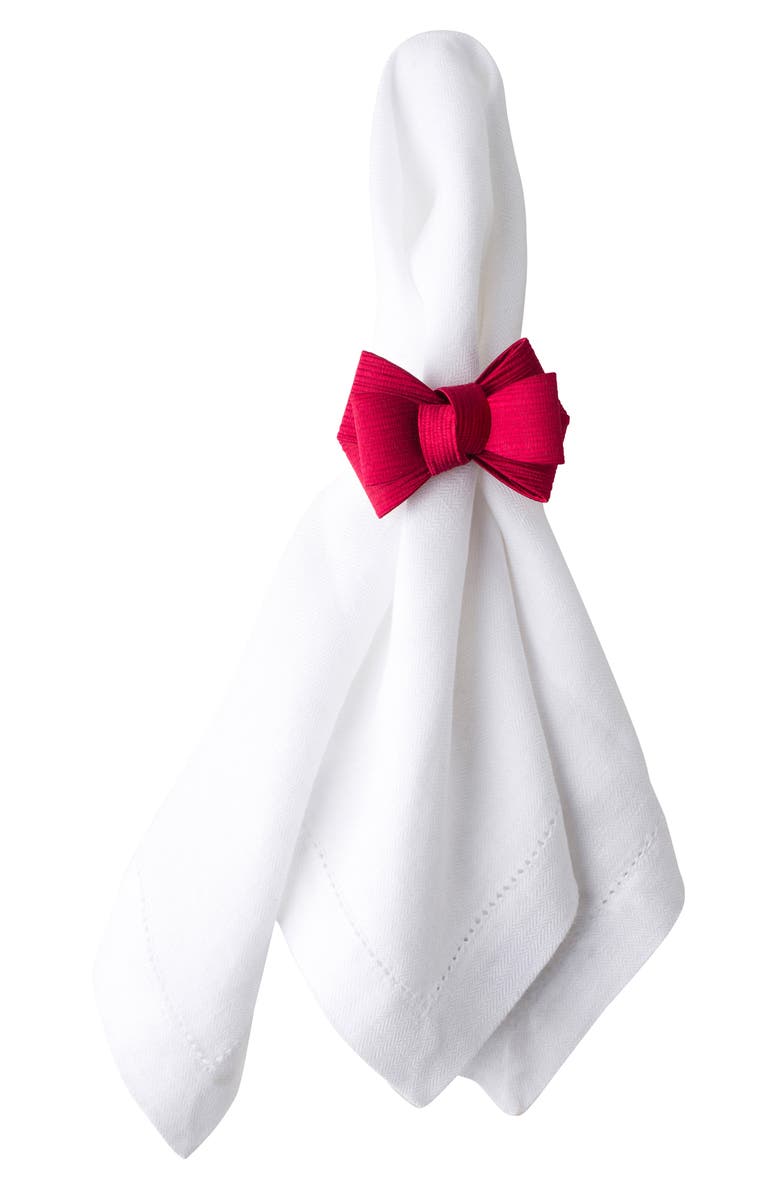 Juliska Tuxedo Ruby Napkin Ring, Main, color,