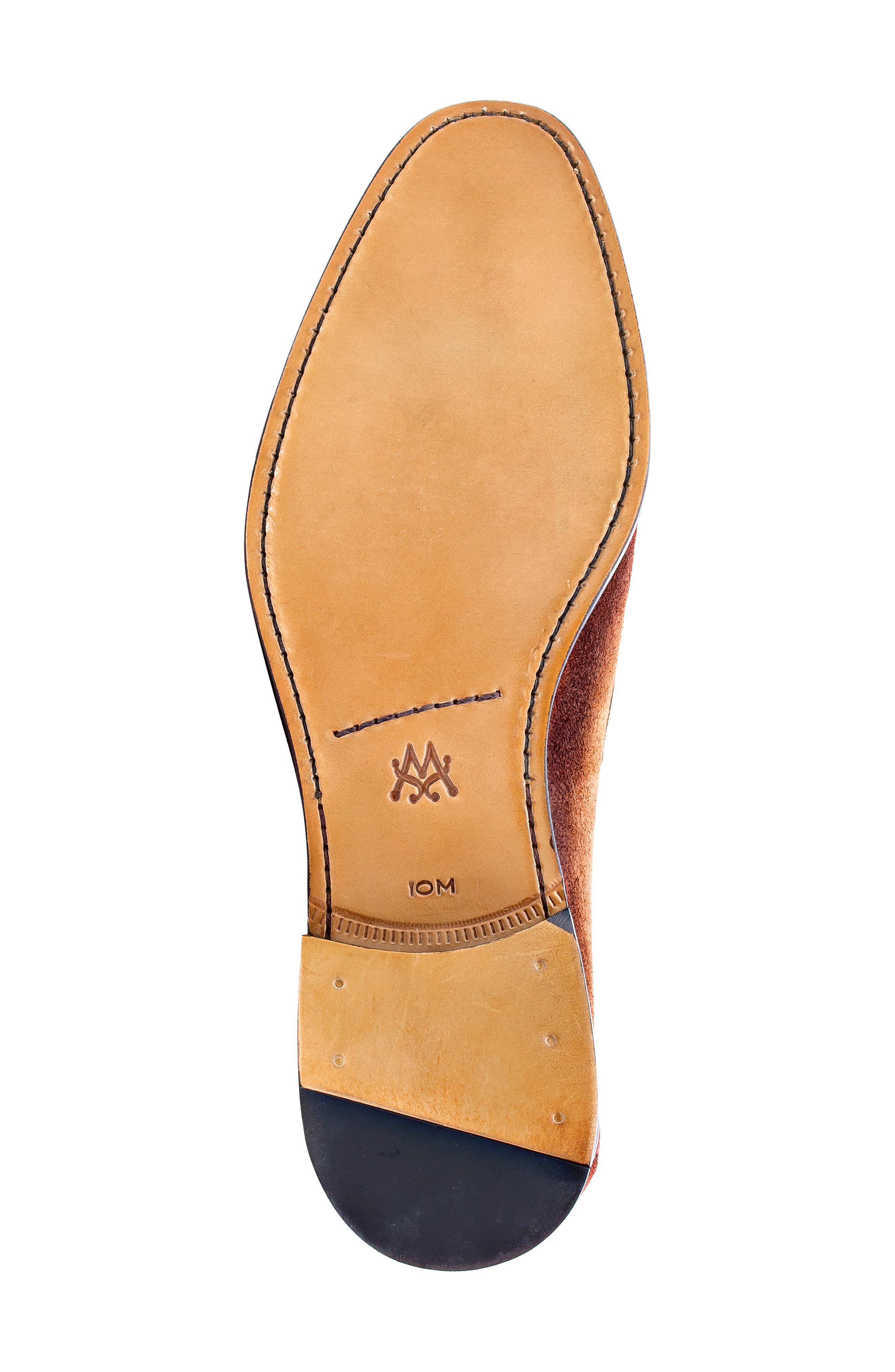Bracco Bit Ornament Suede Loafer, Alternate, color, TAN