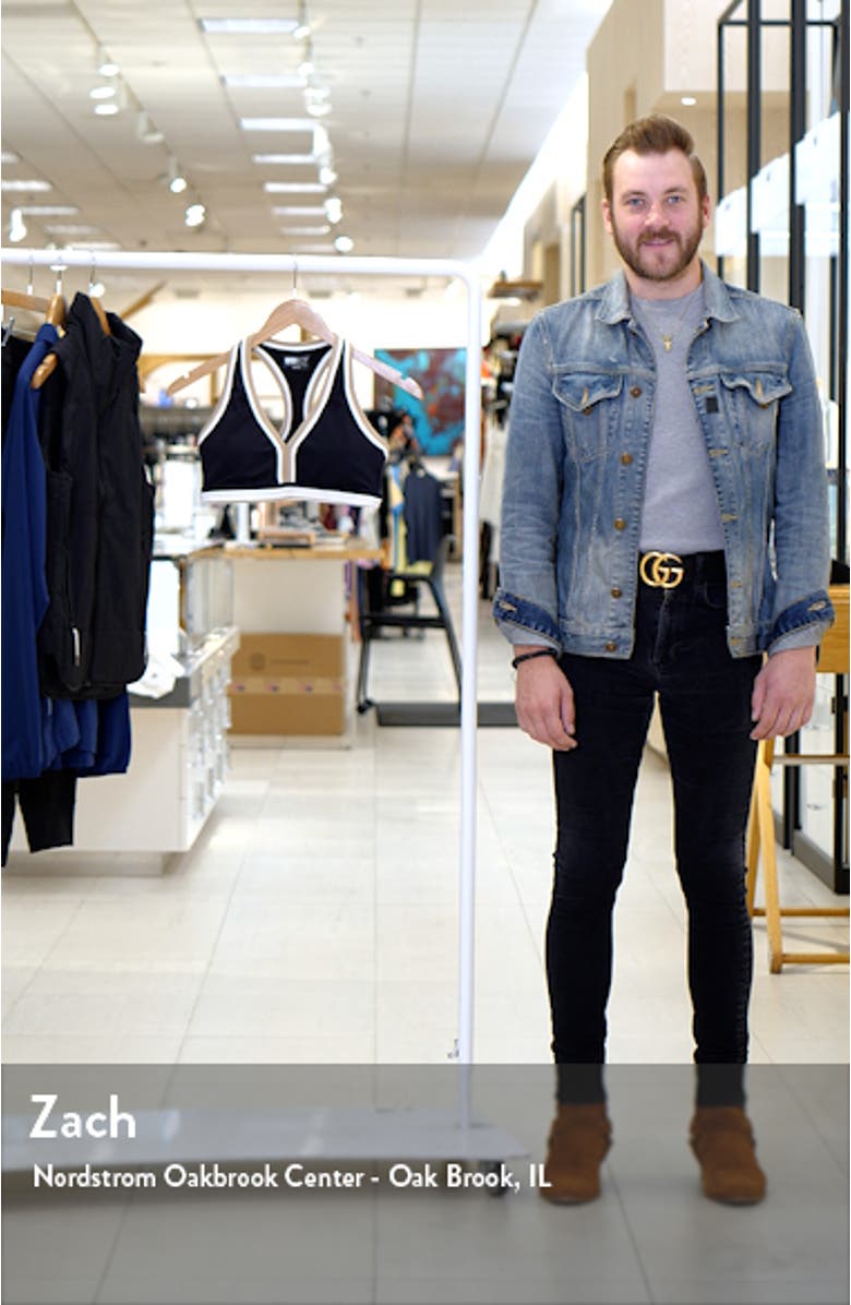 Ida Colorblock Racerback Sports Bra, sales video thumbnail