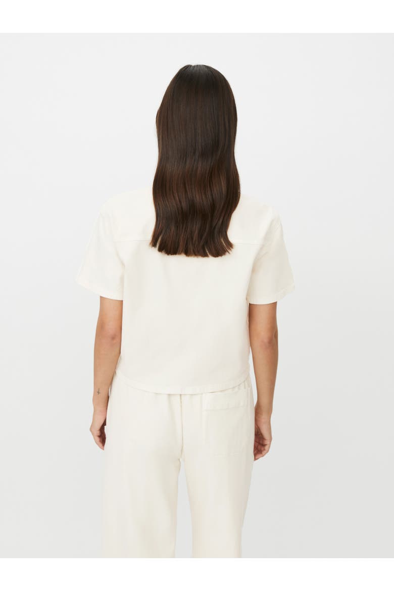 MaIvonelle Cropped Shirt, Alternate, color, Jet Stream