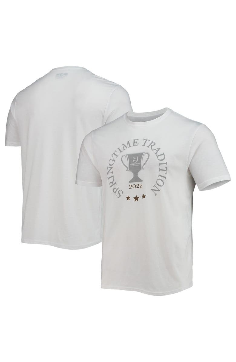 LEVELWEAR Men's Levelwear White Wells Fargo Championship Springtime Traditions T-Shirt, Alternate, color, 