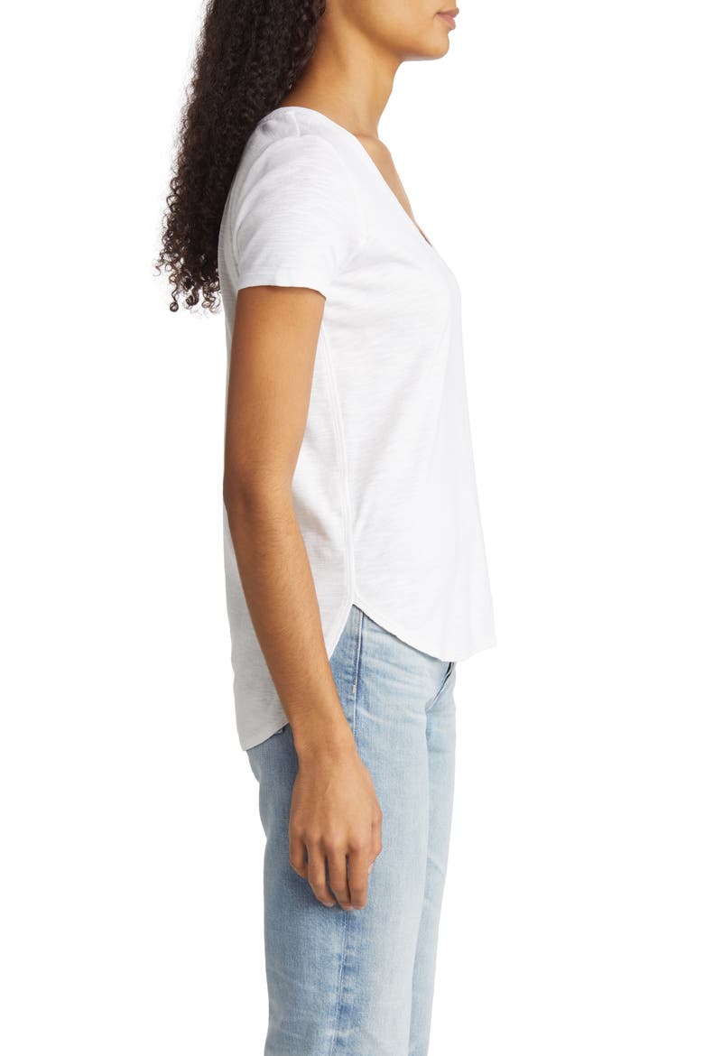 Ashby Isles Curve Hem T-Shirt, Alternate, color, WHITE