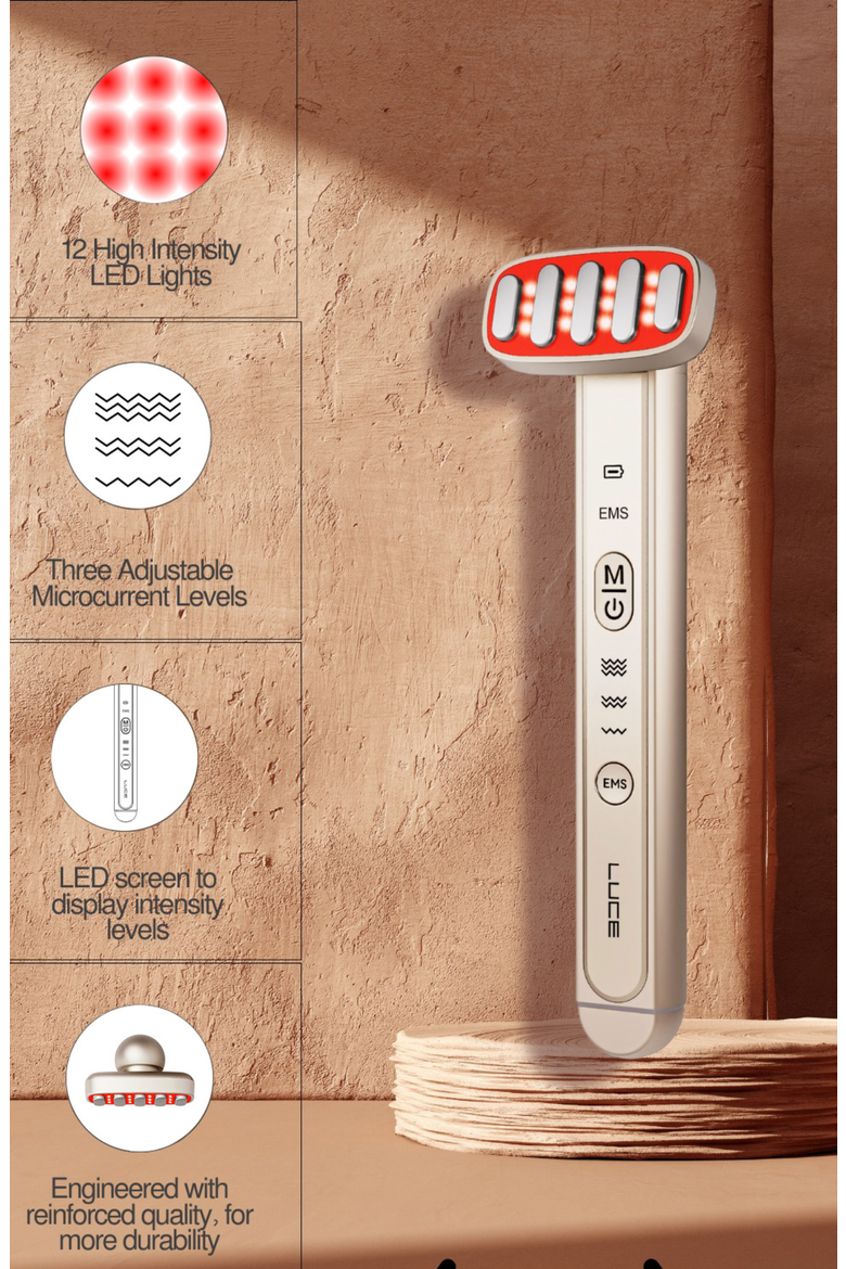 Face and Neck Microcurrent Wand - Pro, Alternate, color, GOLD