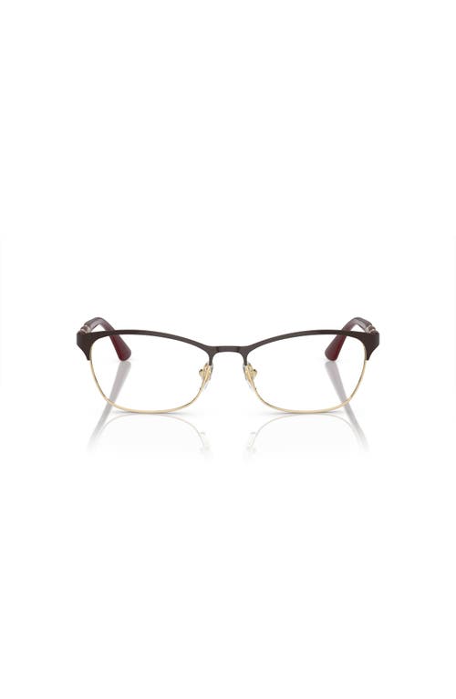 Vogue Eyewear 52mm Cat Eye Optical Glasses In Red