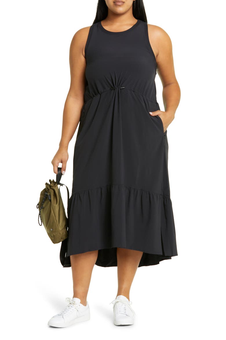 zella pursuit tiered midi dress Pursuit Tiered Midi Dress (Women)