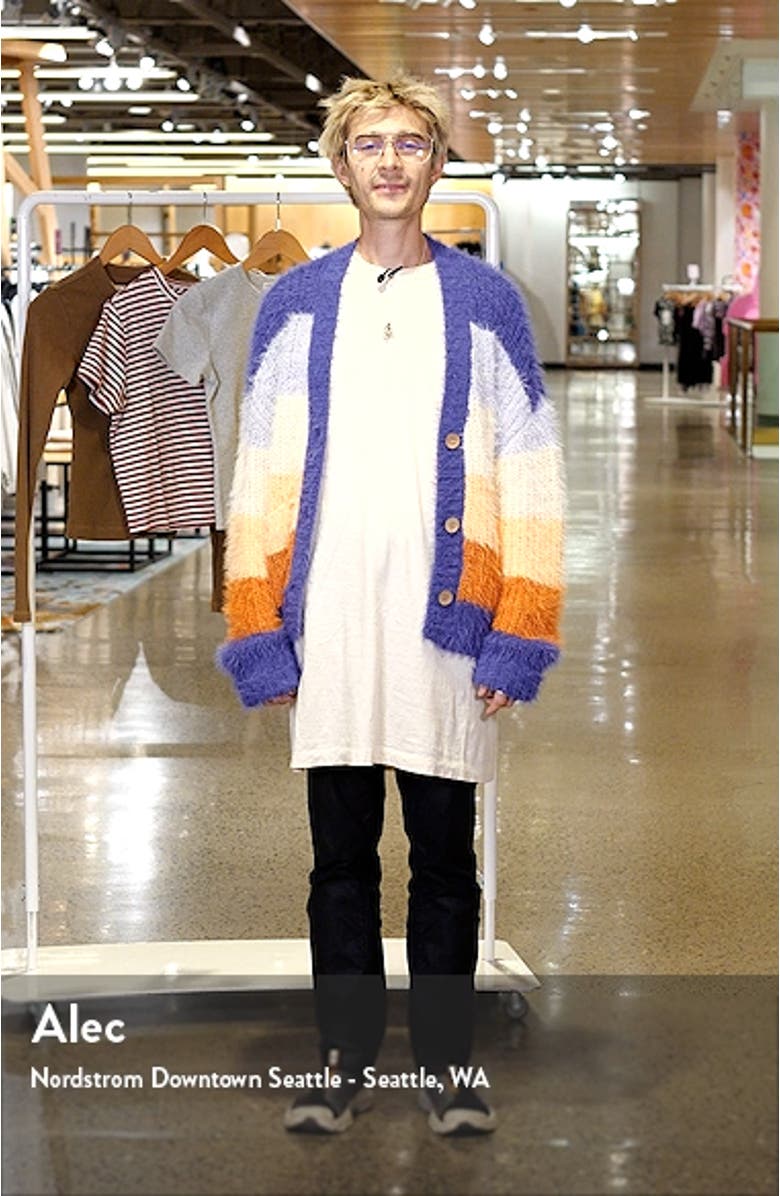 The Search Stripe Cardigan, sales video thumbnail