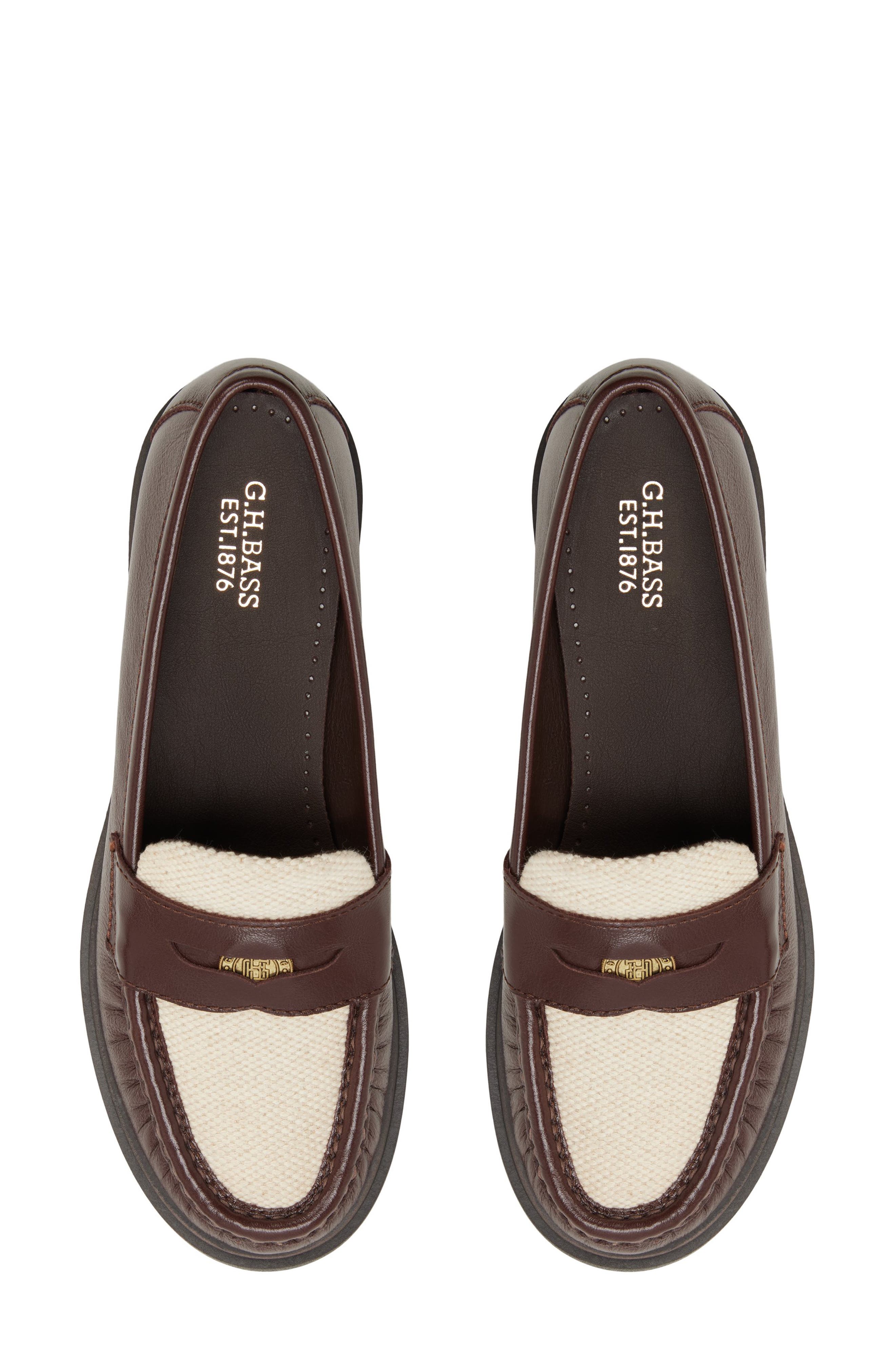 G.H.BASS Wren Penny Loafer, Alternate, color, Medium Brown