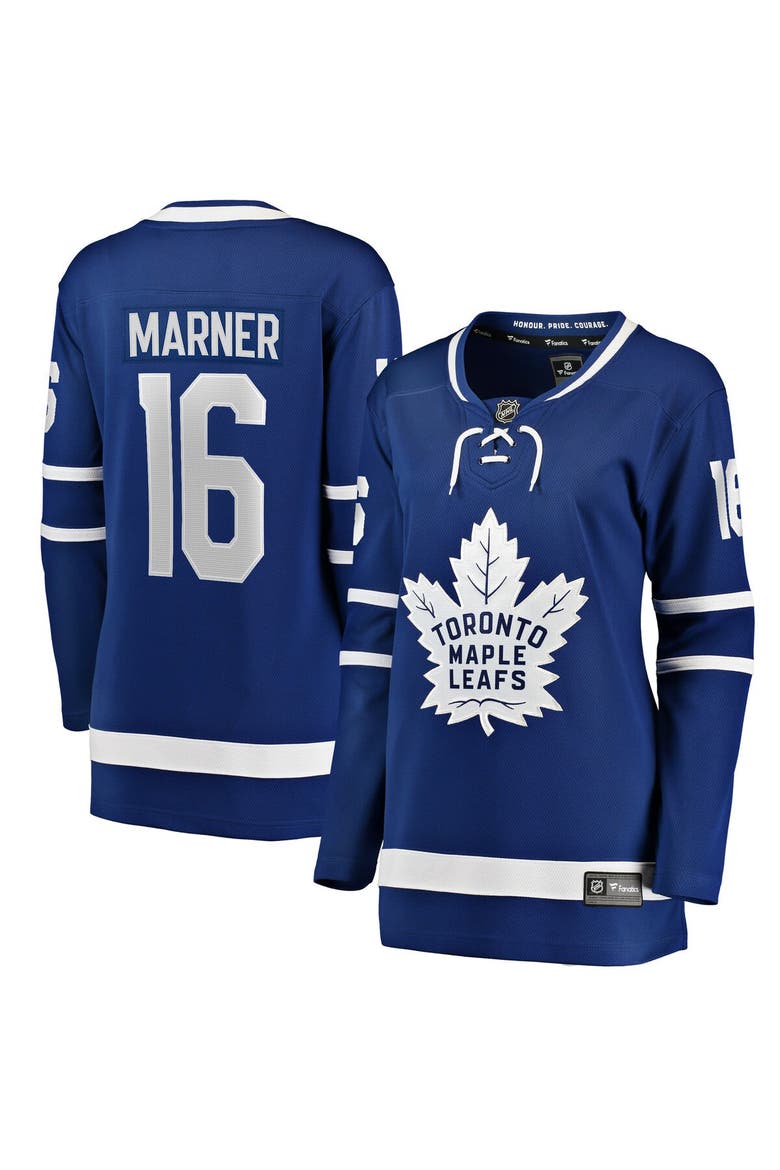 Women's Fanatics Branded Mitchell Marner Blue Toronto Maple Leafs Home Premier Breakaway Player Jersey, Main, color, Blue