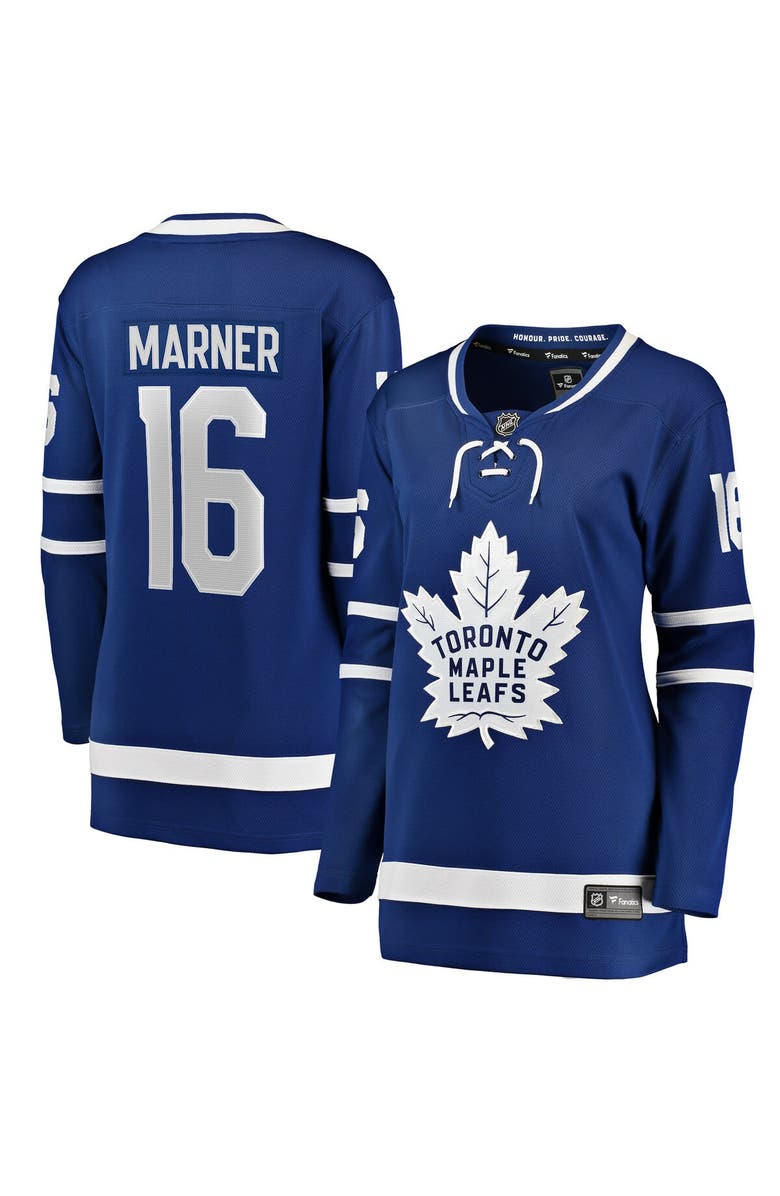 FANATICS Women's Fanatics Branded Mitchell Marner Blue Toronto Maple Leafs Home Premier Breakaway Player Jersey, Main, color, 