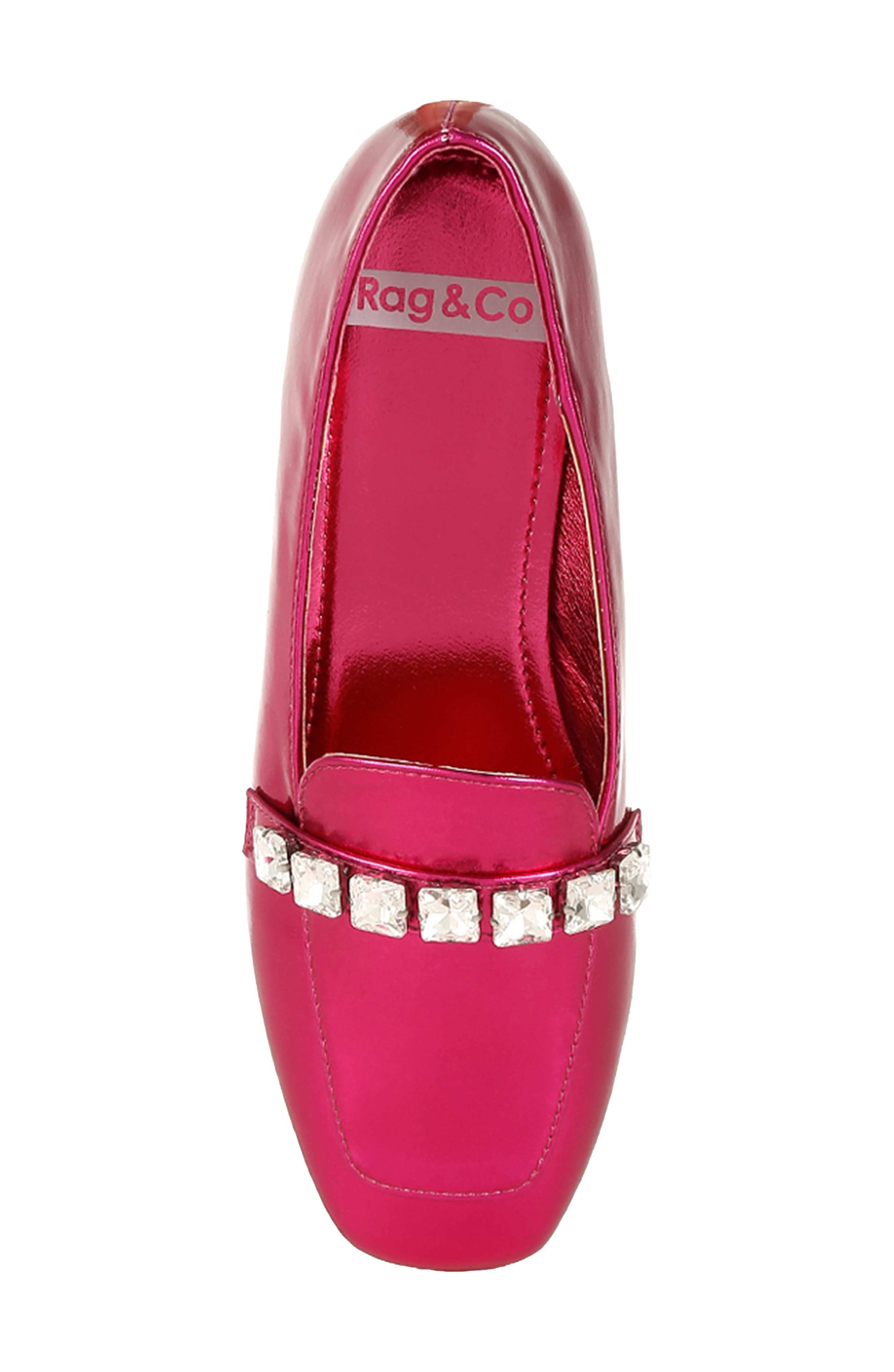 Celosia Water Repellent Loafer, Alternate, color, FUCHSIA