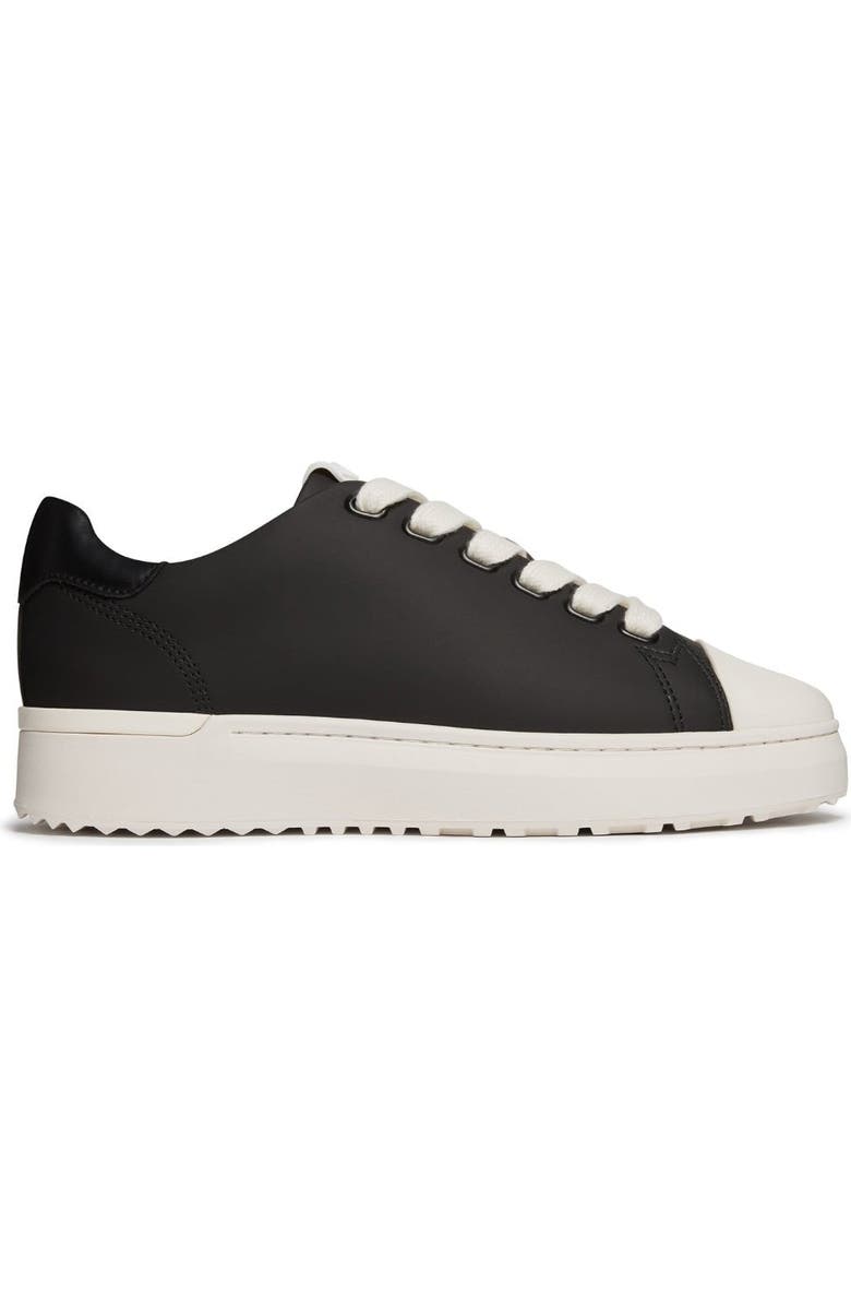 MALLET Grftr Ltc Leather Low-Top Sneakers, Main, color, Black