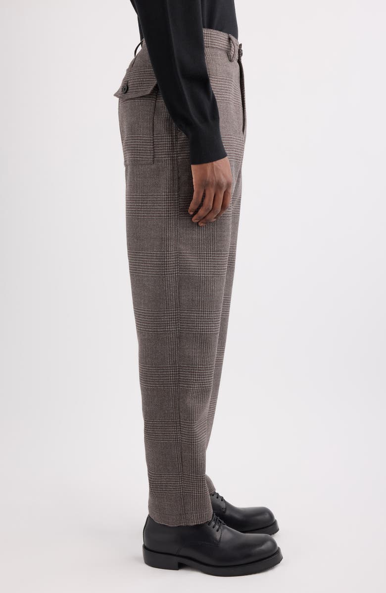 Dries Van Noten Penwick Wool Pants, Alternate, color, Brown