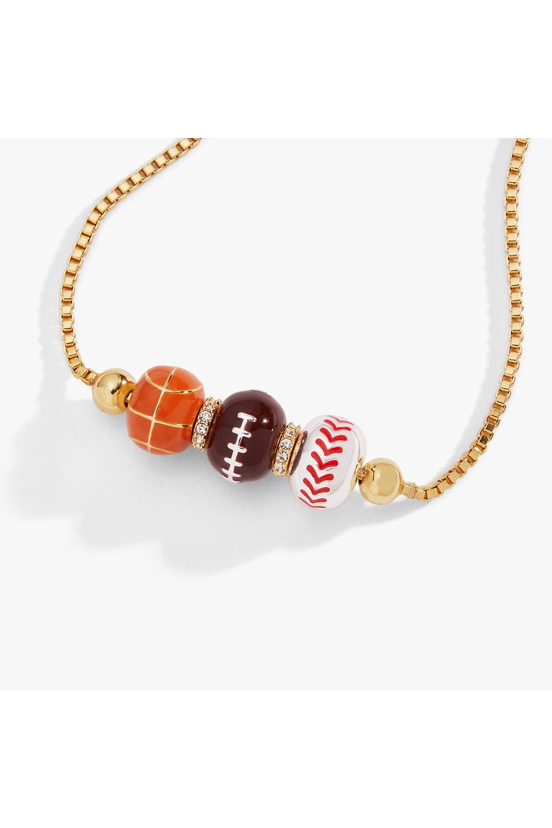 Game On Spinner Bolo Bracelet, Alternate, color, Gold