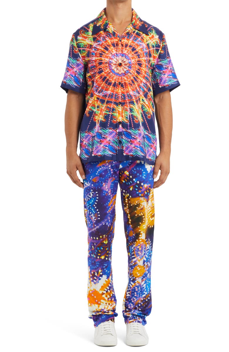 Dolce&Gabbana Luminarie Stretch Cotton Pants, Alternate, color, 