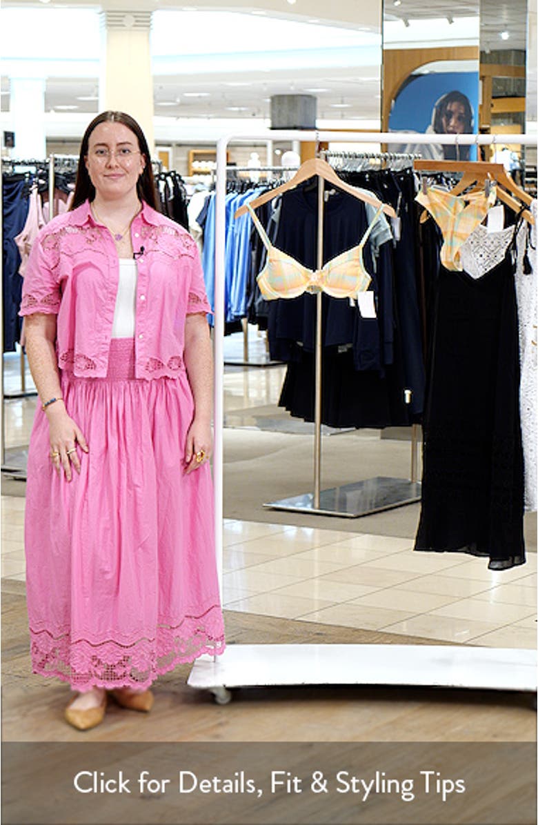 Vacay Plaid Underwire Bikini Top, sales video thumbnail