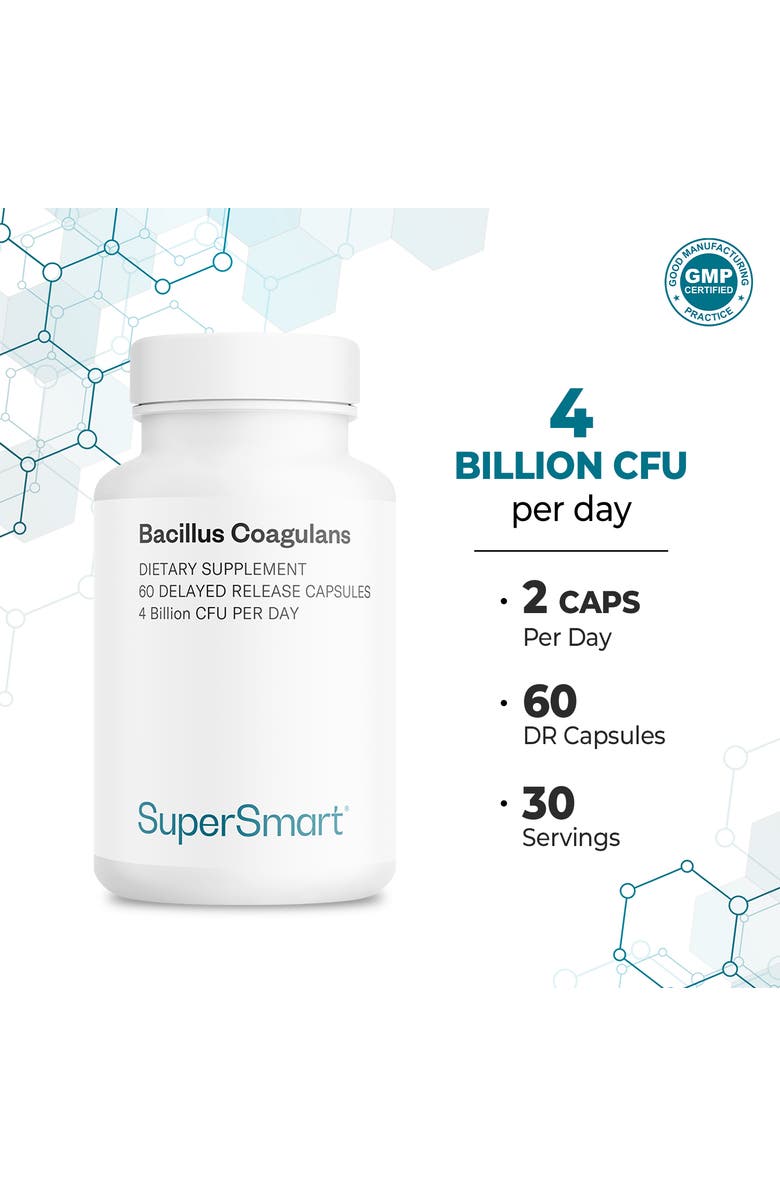 SuperSmart Bacillus Coagulans Probiotic, Alternate, color, NO COLOR