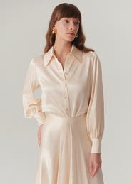 Exquise Kaia Satin Shirt