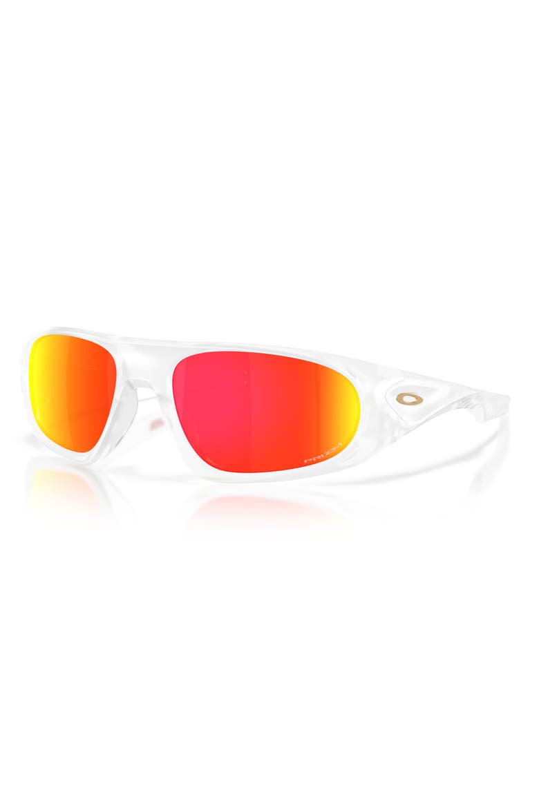 Gender Inclusive Neoforma 60mm Oval Sunglasses, Alternate, color, MATTE CLEAR / PRIZM RUBY