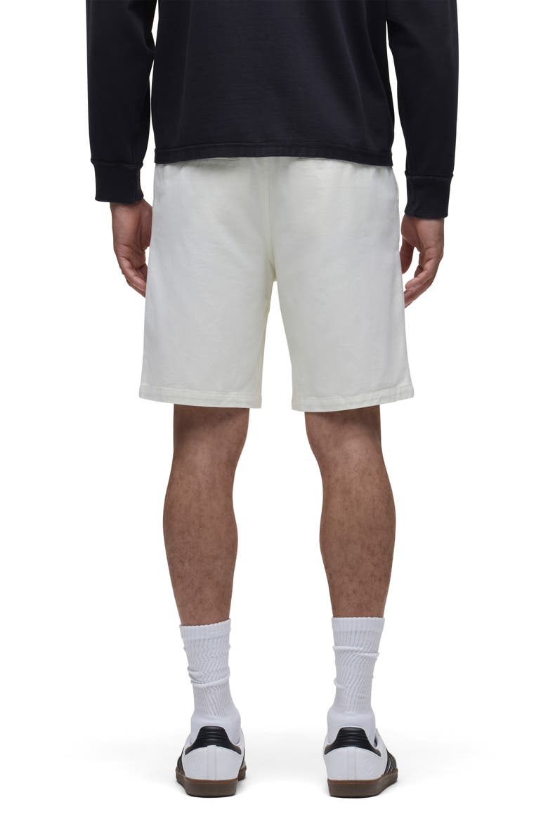 Hudson Jeans Venice Flat Front Off White Cotton Twill Chino Shorts, Alternate, color, Birch Wood