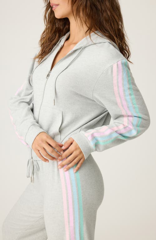Pj Salvage Roll With It Peachy Jersey Hoodie