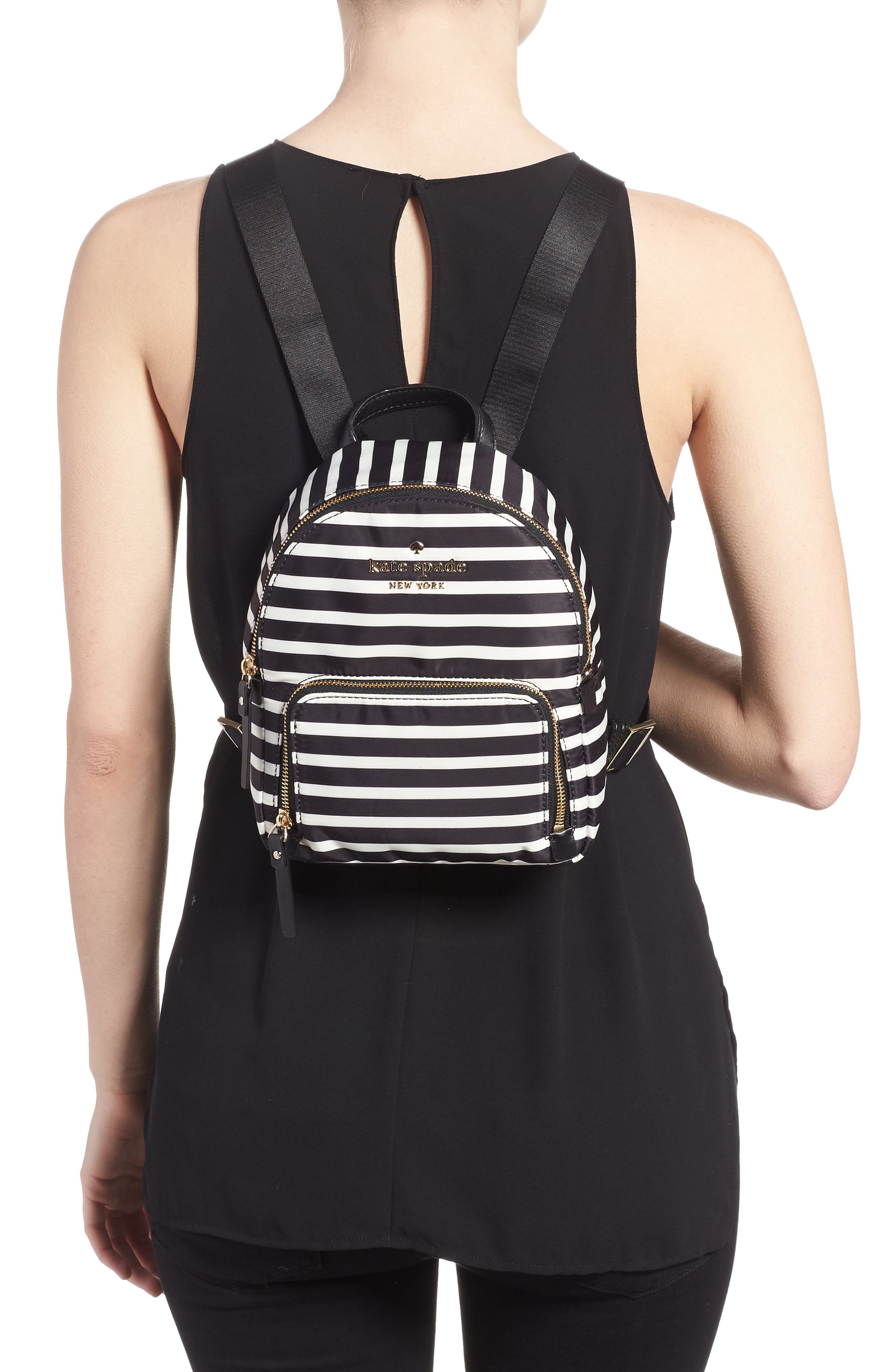Kate Spade New York watson lane - small hartley nylon backpack, Alternate, color, 