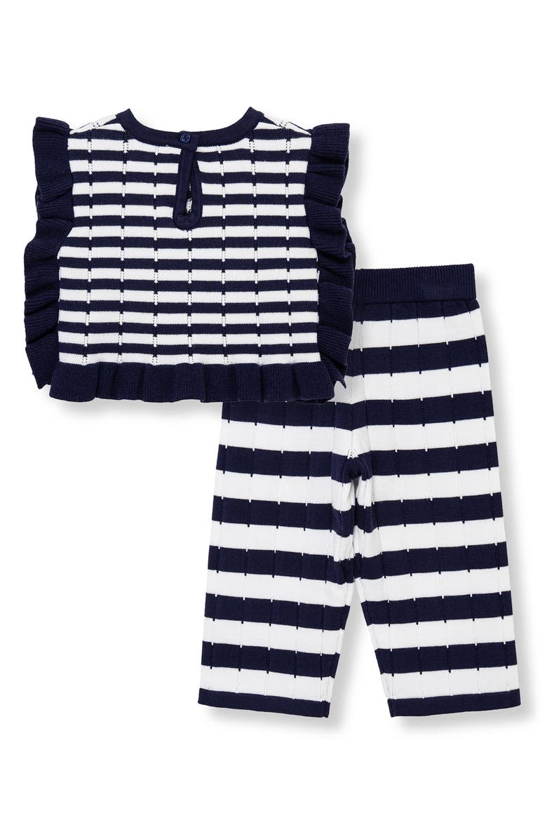 Habitual Kids Mixed Stripe Top & Pants Set, Alternate, color, Blue