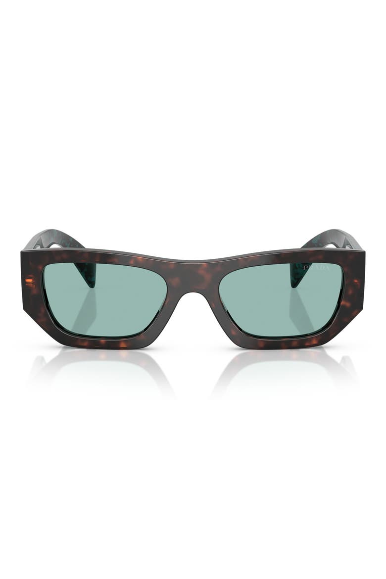 53mm Pillow Sunglasses, Main, color, GREEN